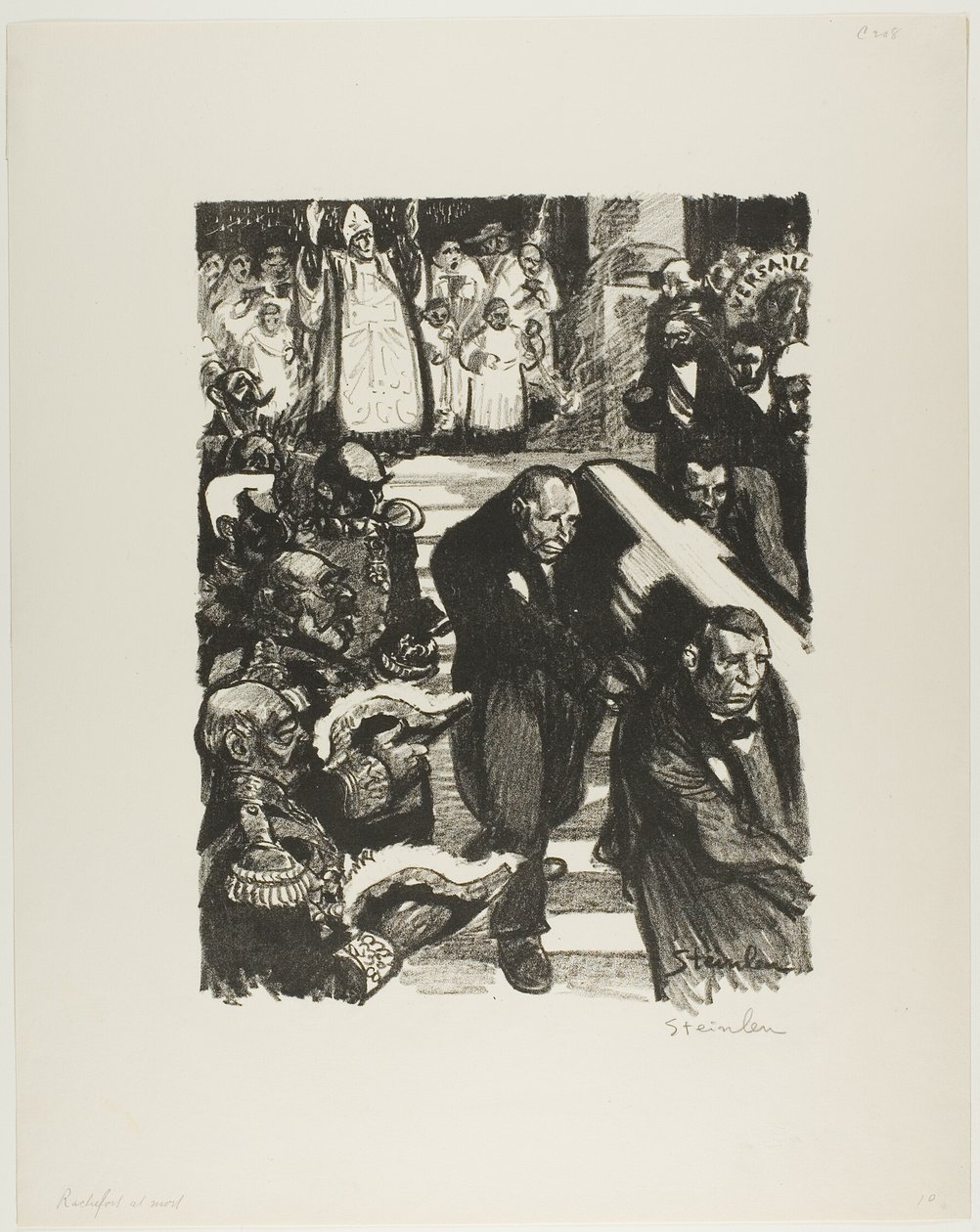 Rochefort kuolee! Rochefort on kuollut! tekijältä Théophile Alexandre Pierre Steinlen