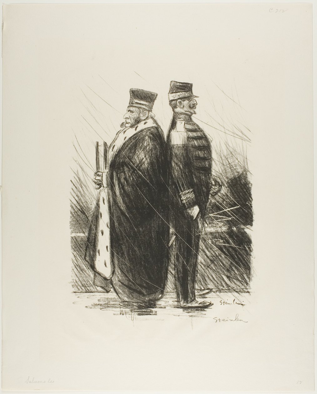 Tervehtikää heitä! tekijältä Théophile Alexandre Pierre Steinlen