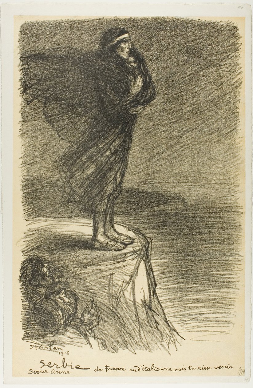 Serbia: Sisar Anne, levy kaksikymmentä alkaen Actualités tekijältä Théophile Alexandre Pierre Steinlen