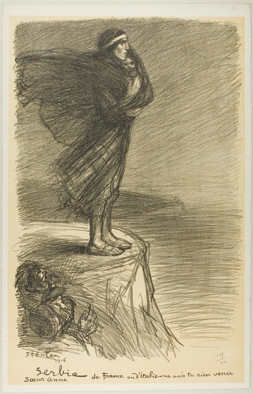 Serbia: Sisar Anne, levy kaksikymmentä alkaen Actualités tekijältä Théophile Alexandre Pierre Steinlen