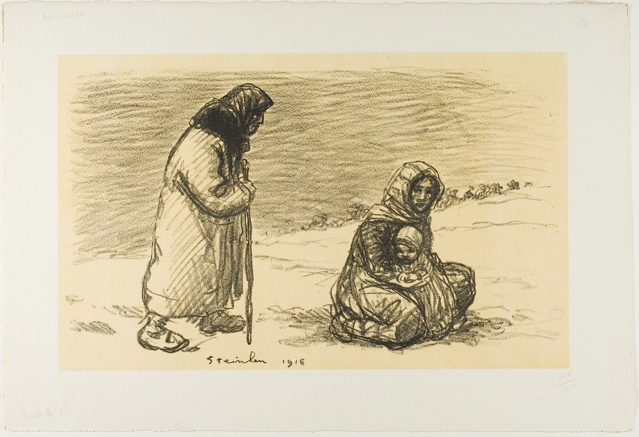 Serbian ratsuväki, ensimmäinen jakso tekijältä Théophile Alexandre Pierre Steinlen