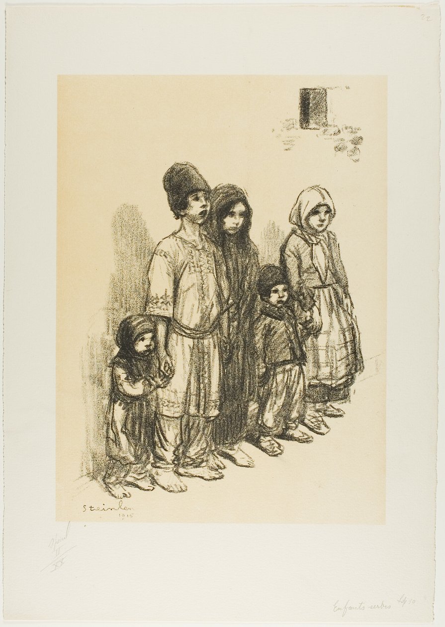 Serbian lapset tekijältä Théophile Alexandre Pierre Steinlen