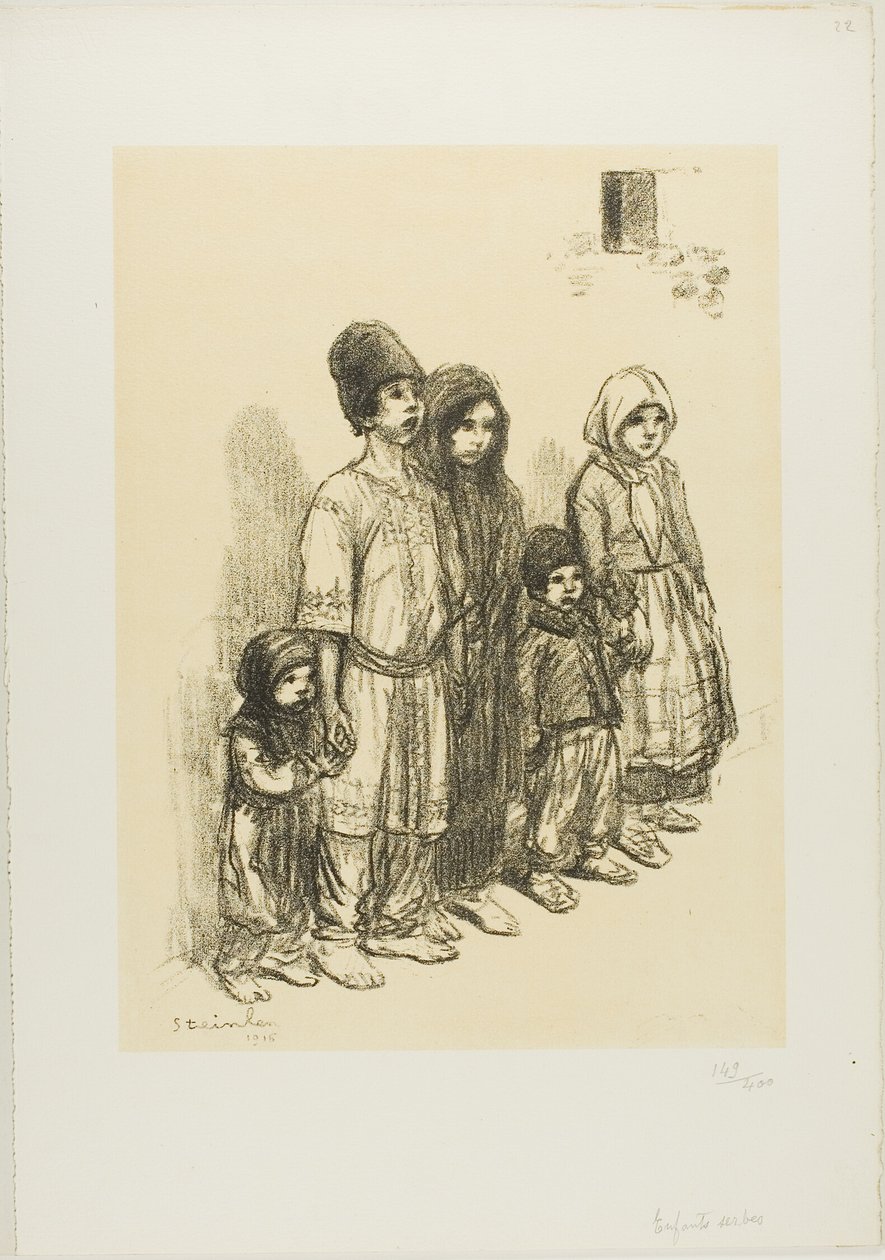 Serbian lapset tekijältä Théophile Alexandre Pierre Steinlen