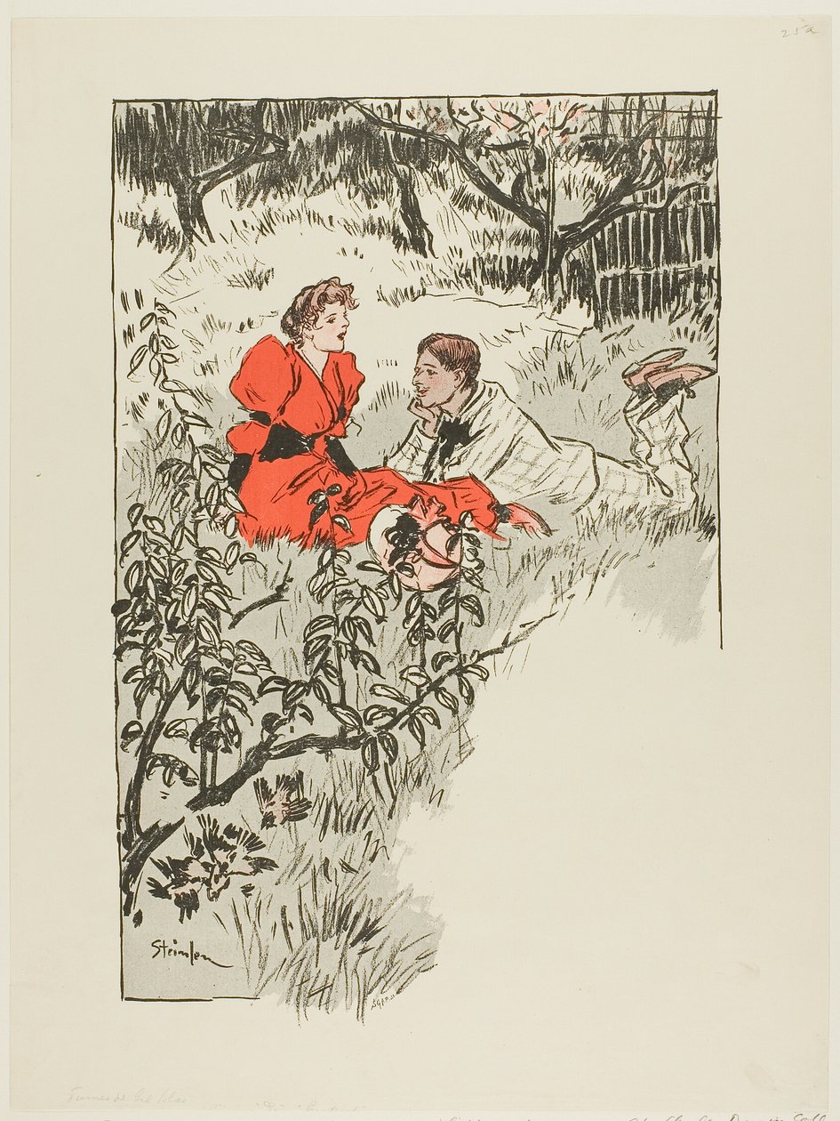 Kevät tekijältä Théophile Alexandre Pierre Steinlen