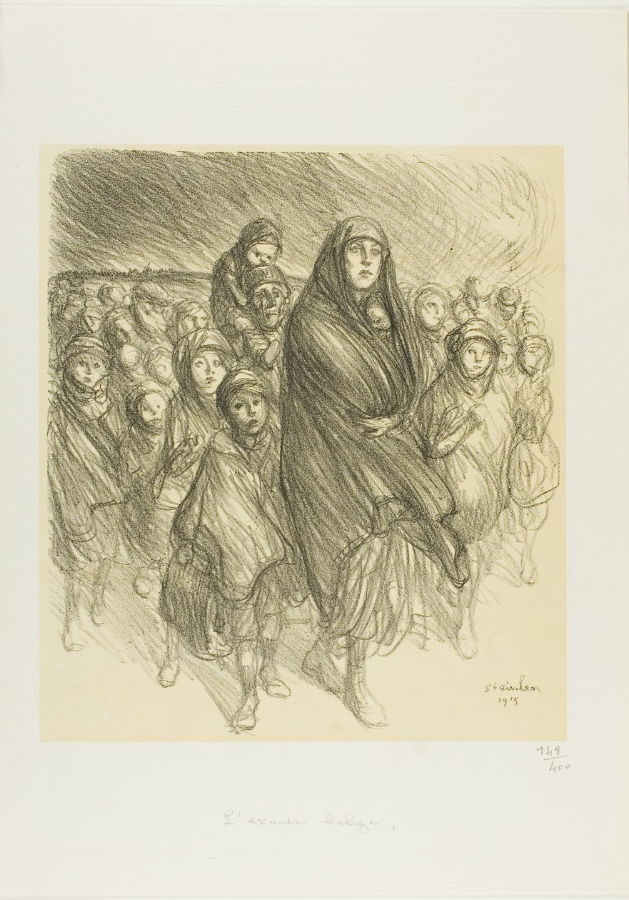 Belgian maastapako tekijältä Théophile Alexandre Pierre Steinlen