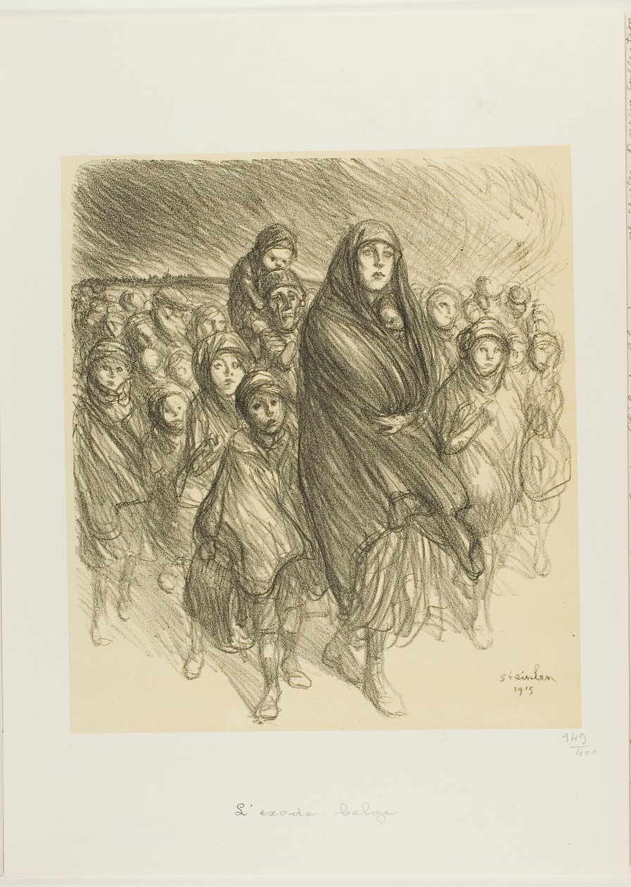 Belgian maastapako tekijältä Théophile Alexandre Pierre Steinlen