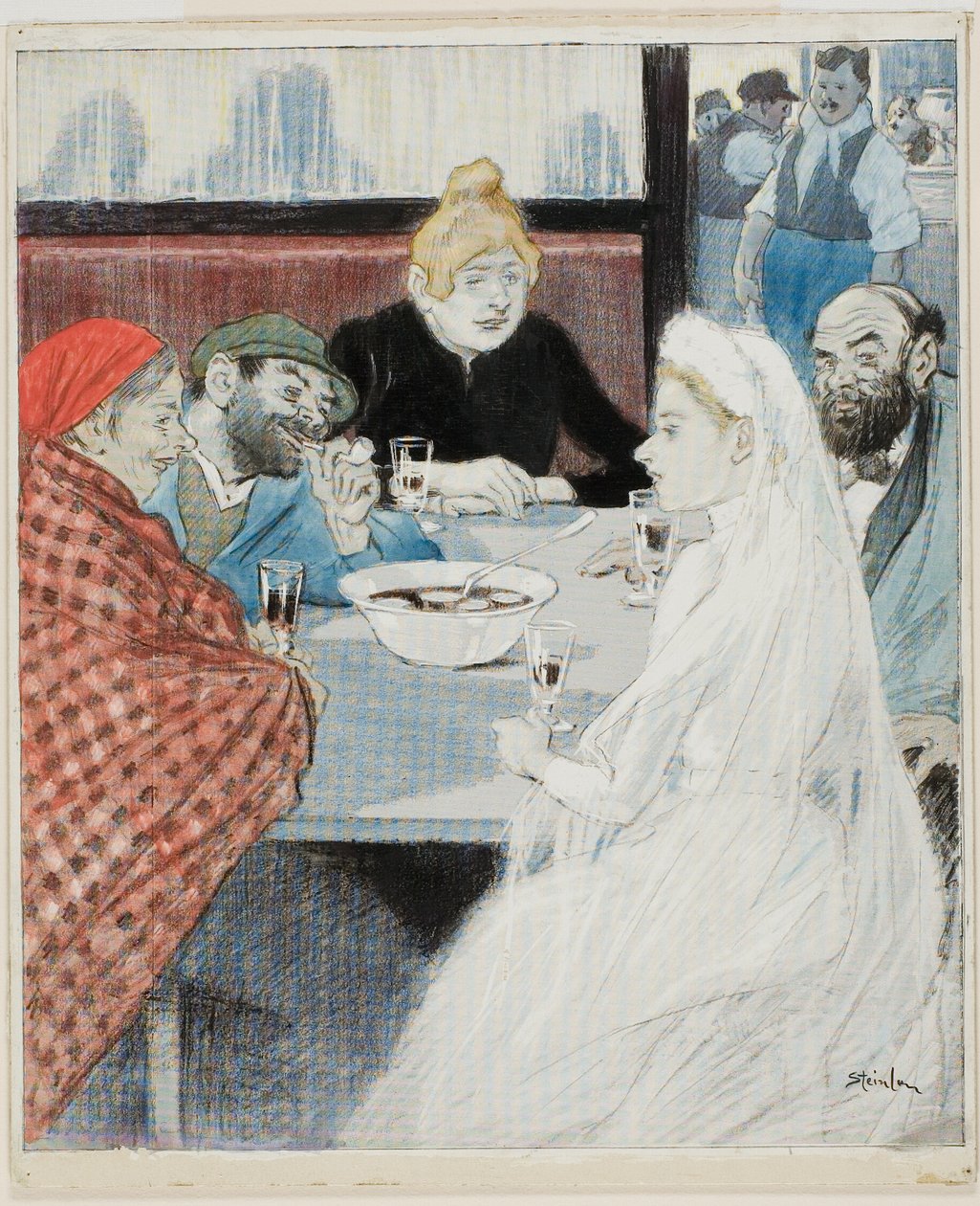 Morsian tekijältä Théophile Alexandre Pierre Steinlen