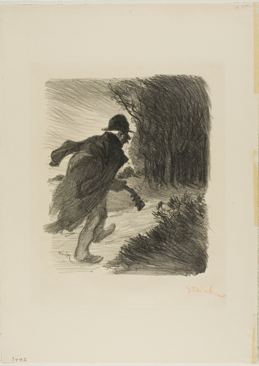 Metsälaulaja tekijältä Théophile Alexandre Pierre Steinlen