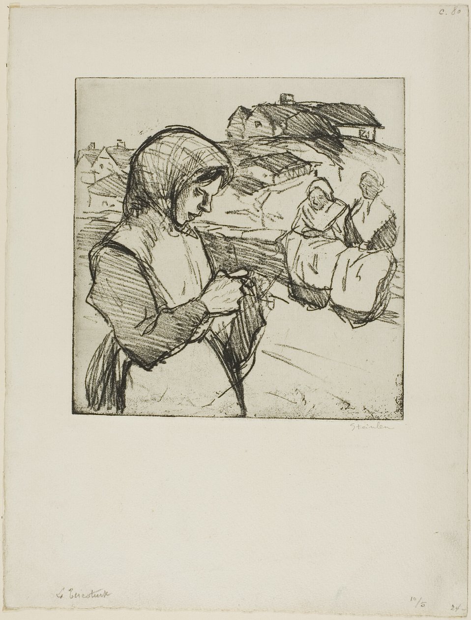 Neuloja tekijältä Théophile Alexandre Pierre Steinlen
