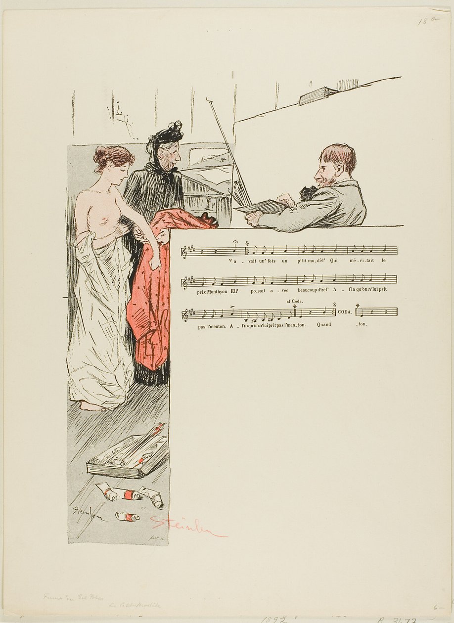Pieni malli tekijältä Théophile Alexandre Pierre Steinlen