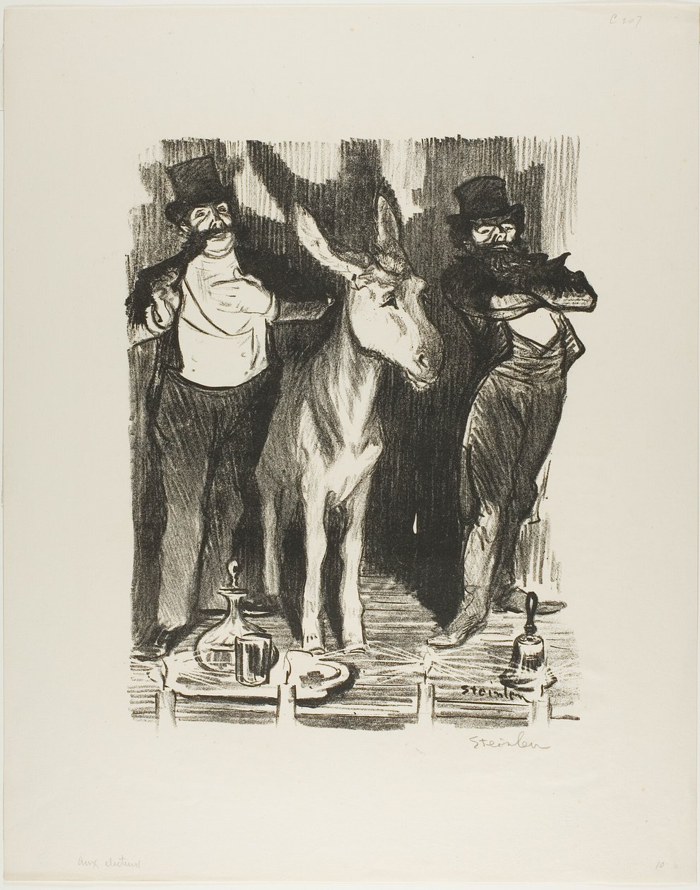 Valitsijoille tekijältä Théophile Alexandre Pierre Steinlen