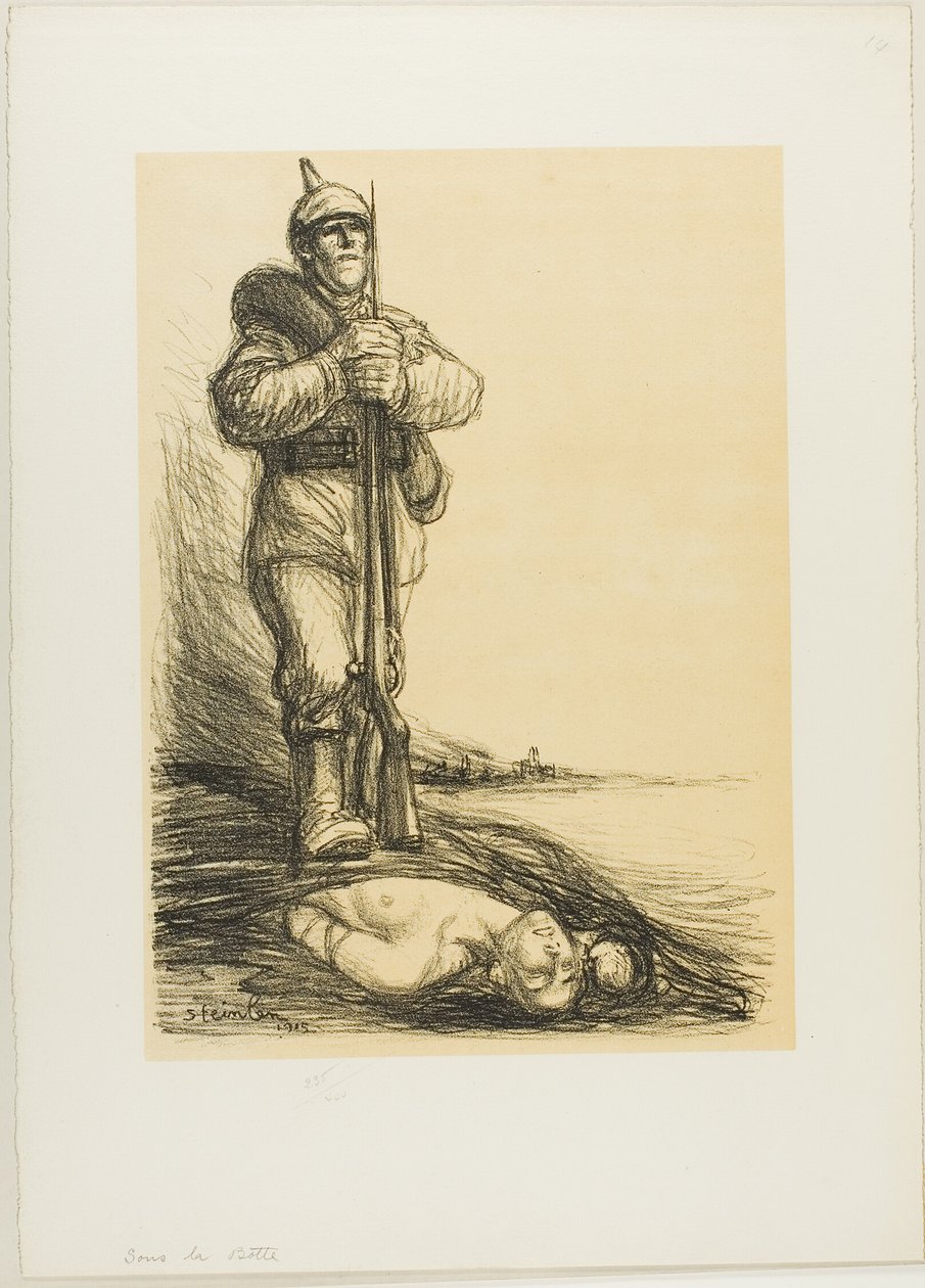 Saappaan alla tekijältä Théophile Alexandre Pierre Steinlen
