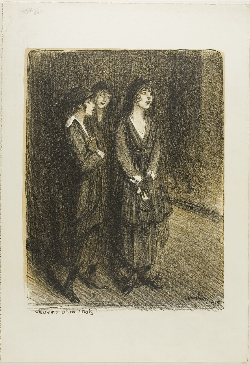 Ludvigin lesket, levy seitsemän alkaen Actualitésista tekijältä Théophile Alexandre Pierre Steinlen