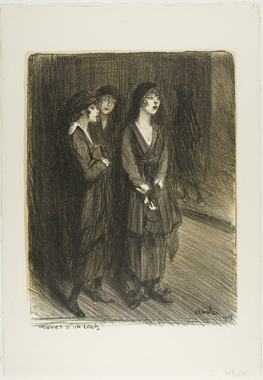 Ludvigin lesket, levy seitsemän alkaen Actualitésista tekijältä Théophile Alexandre Pierre Steinlen
