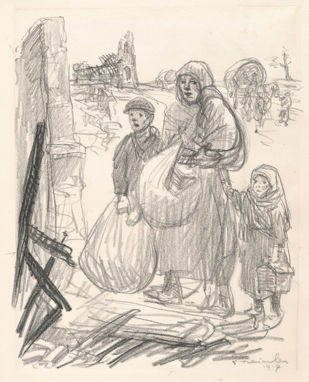 Se on täällä, kanssamme! tekijältä Théophile Alexandre Steinlen