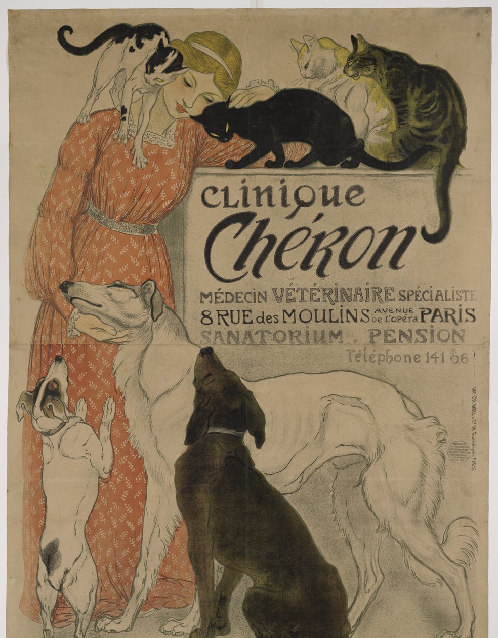 Cheronin klinikka tekijältä Théophile Alexandre Steinlen