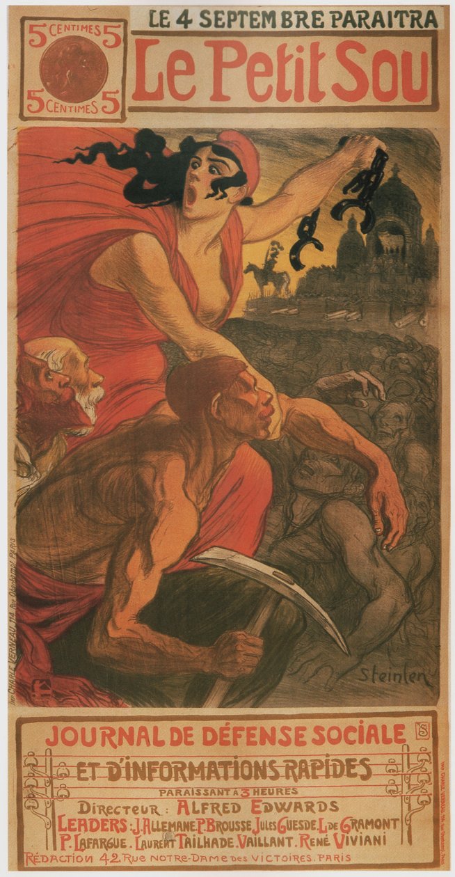 Pieni penni, 1900 tekijältä Théophile Alexandre Steinlen