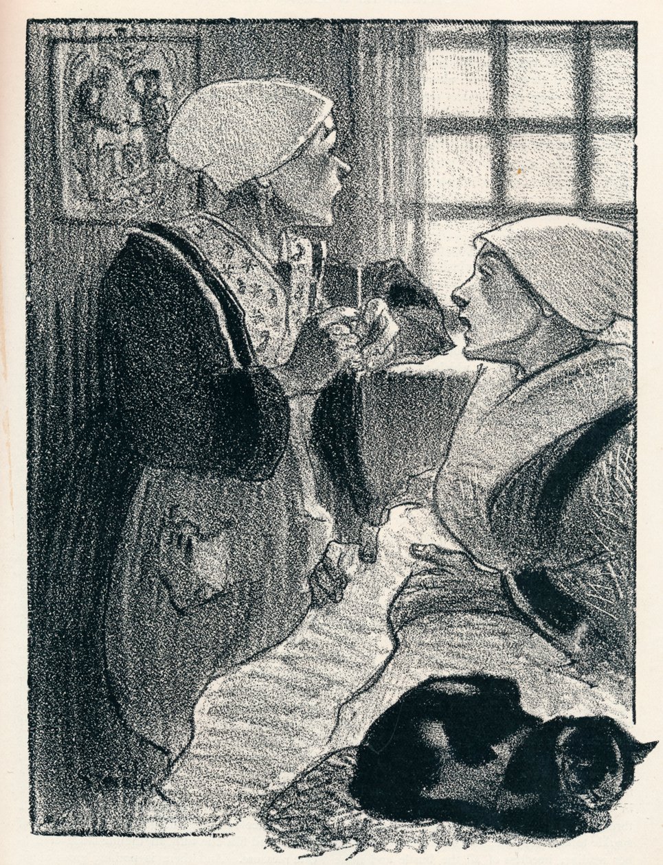 Ranskan naiset naisten lauluista, 1897, 1898 tekijältä Théophile Alexandre Steinlen