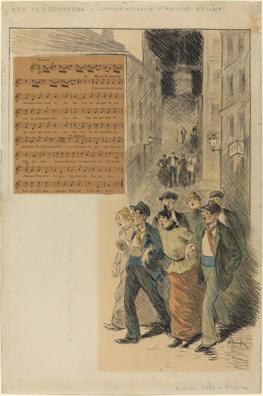 Iloiset pienet tekijältä Théophile Alexandre Steinlen