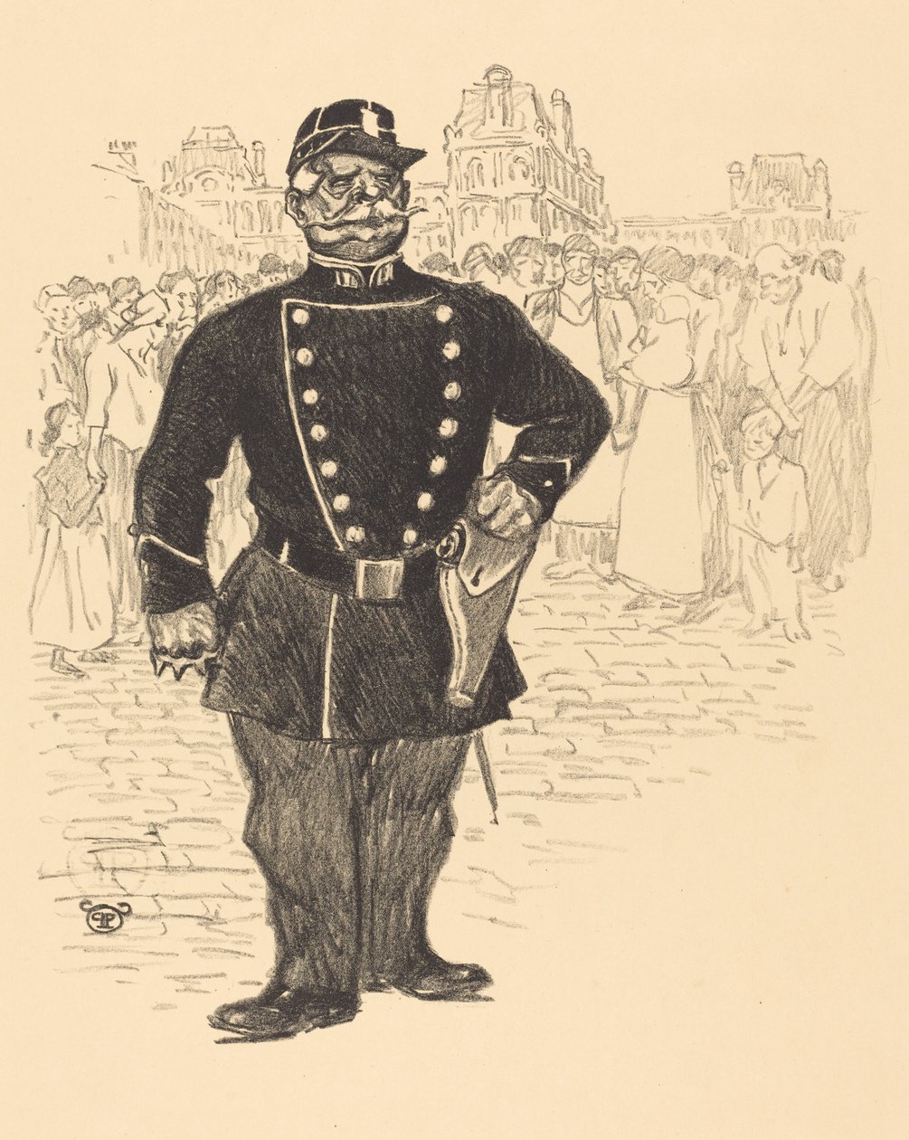 Rauha kaduilla tekijältä Théophile Alexandre Steinlen