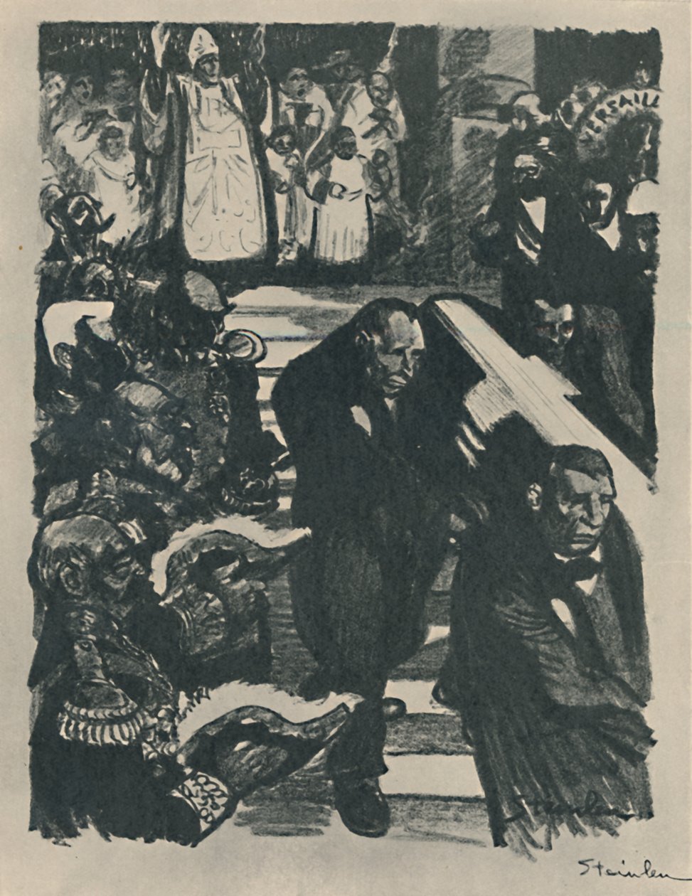 Rochefort kuolee, 1898, 1919 tekijältä Théophile Alexandre Steinlen