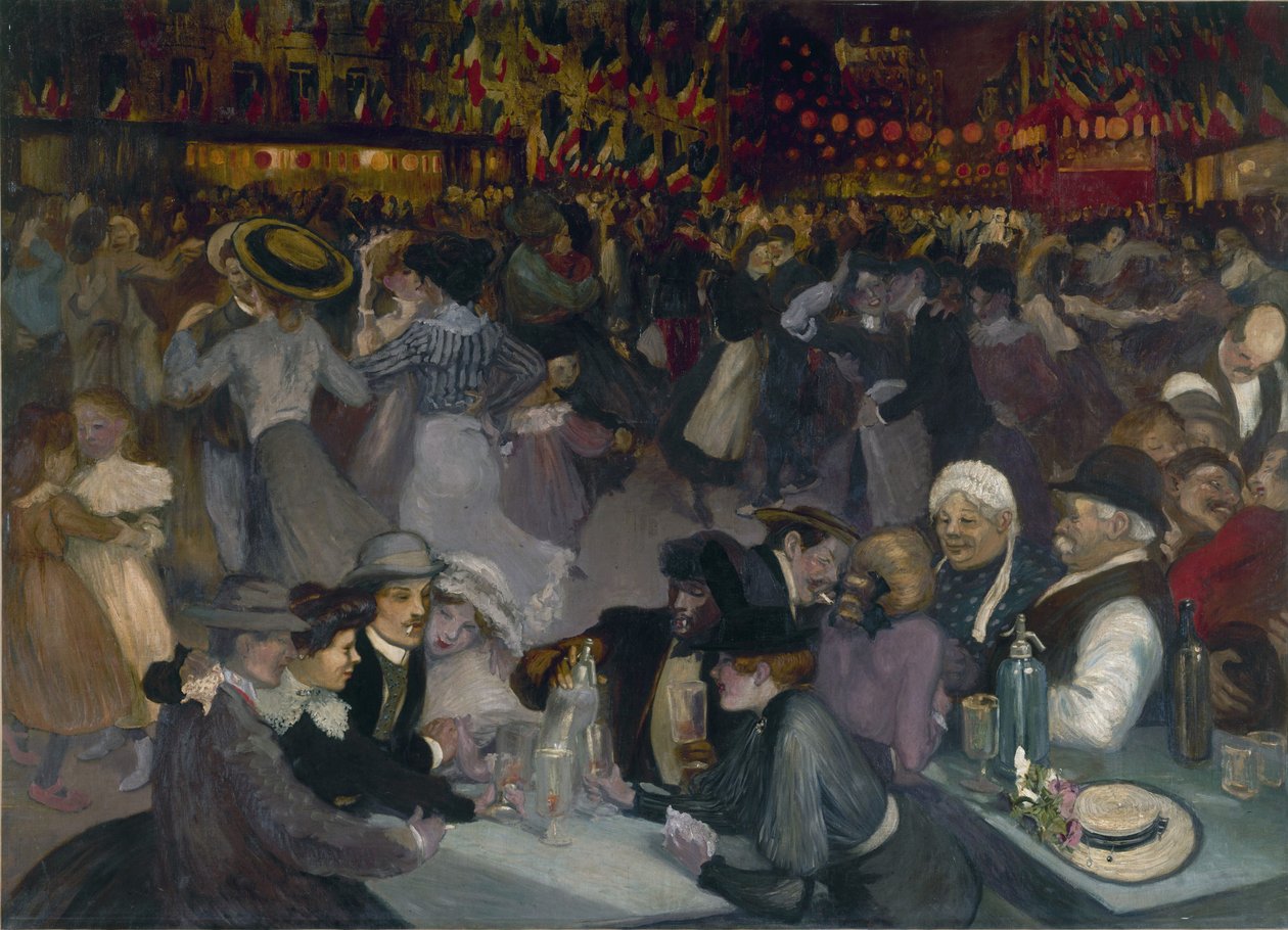 Ball 14. heinäkuuta tekijältä Théophile Alexandre Steinlen
