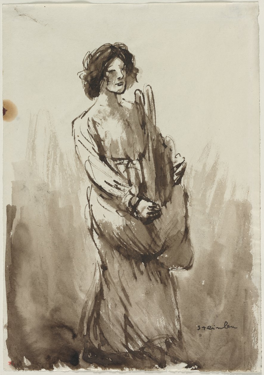 Leipäkansi, 1800-luvun viimeinen neljännes tai 1900-luvun ensimmäinen neljännes. tekijältä Théophile Alexandre Steinlen