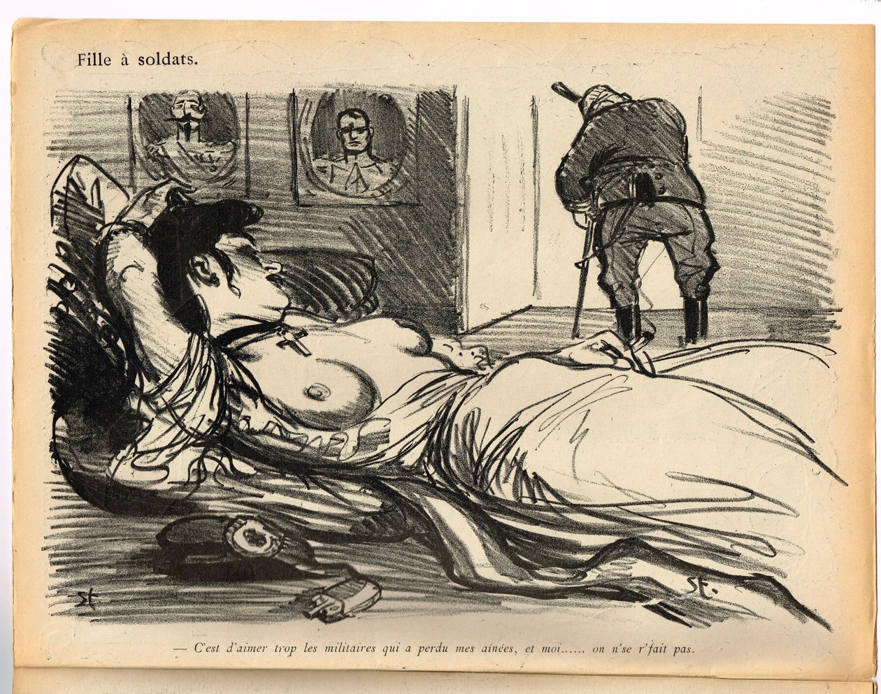Voilautanen, satiirinen väreissä tekijältä Théophile Alexandre Steinlen