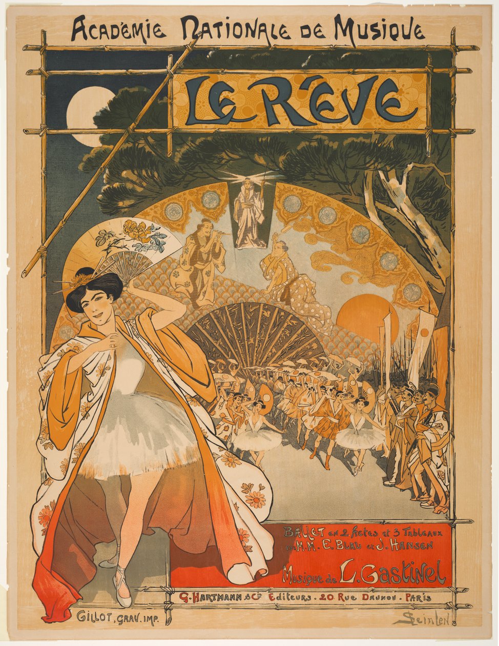 Unelma, 1891. tekijältä Théophile Alexandre Steinlen