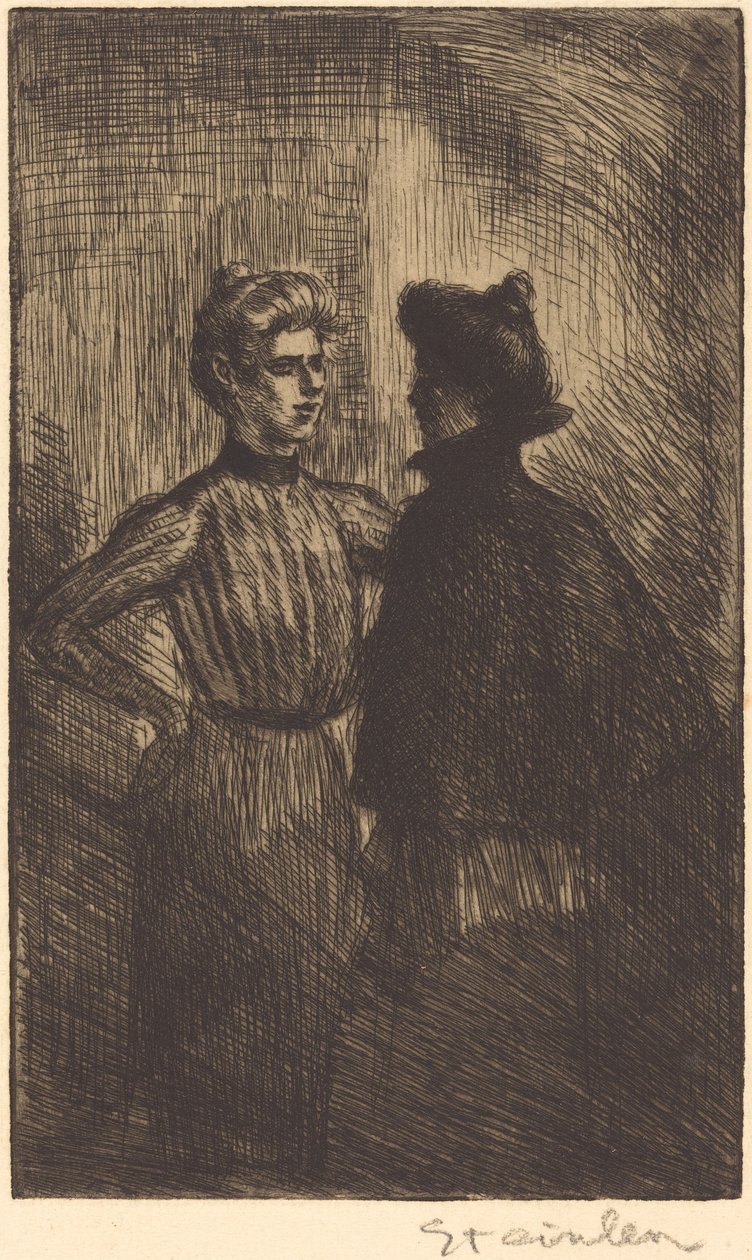 Kohtaaminen (Kotaaminen) tekijältä Théophile Alexandre Steinlen