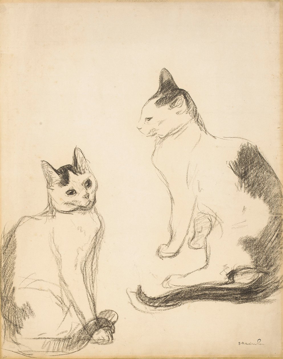 Kaksi kissaa; Kaksi kissaa tekijältä Théophile Alexandre Steinlen