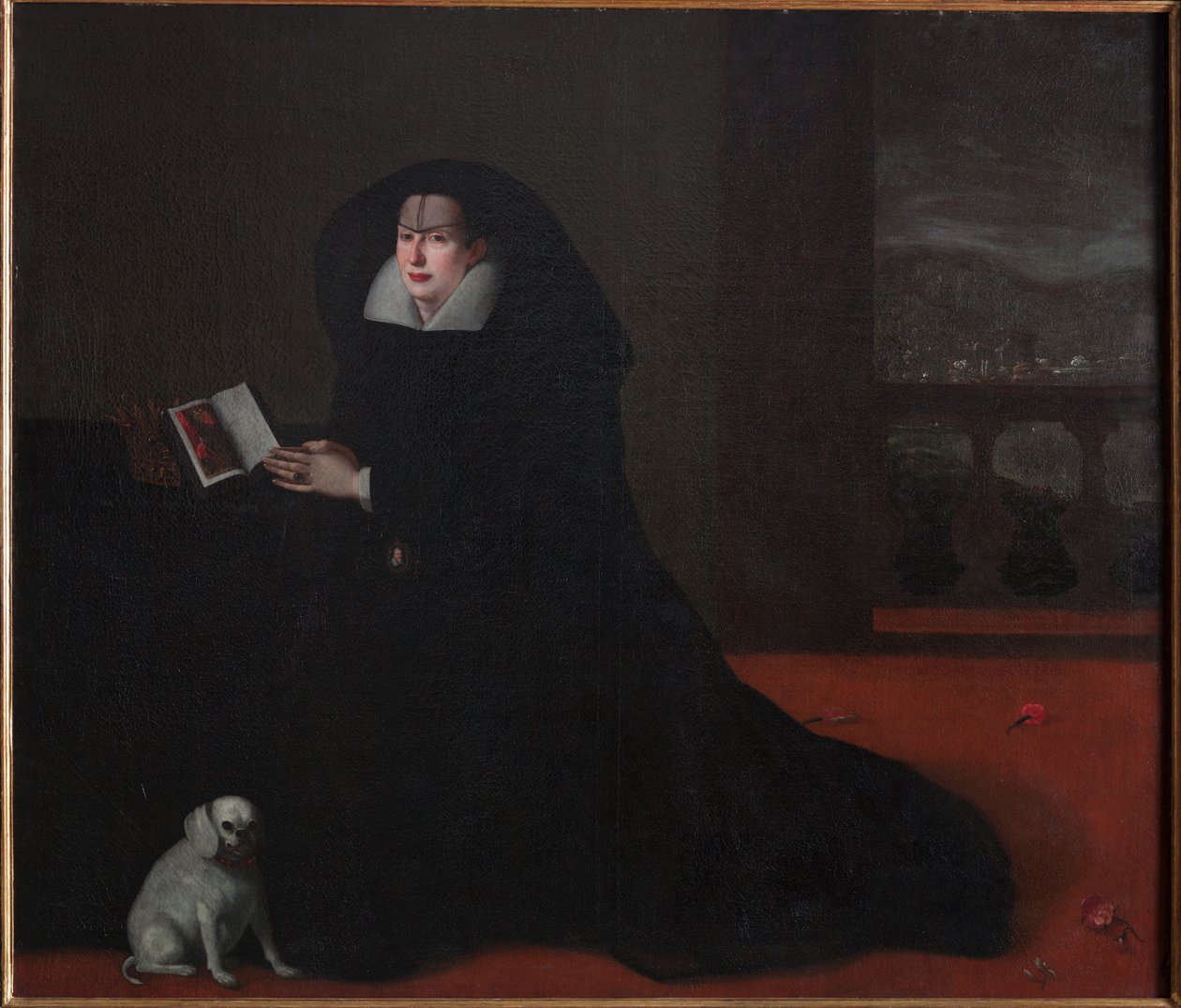 Toscanan suurherttuattaren Cristina di Lorenan muotokuva, n. 1620 tekijältä Tiberio di Tito