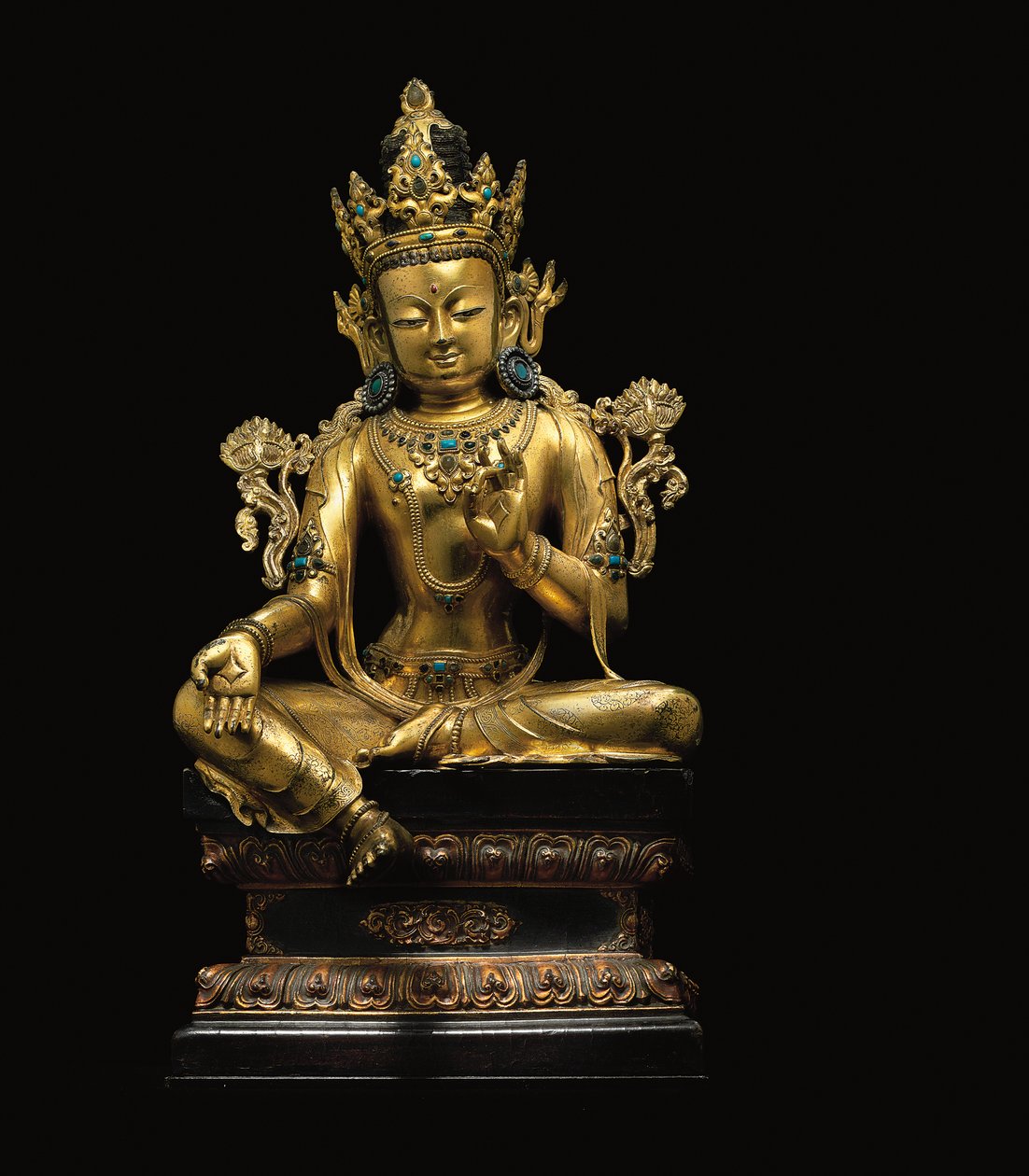 Avalokiteshvaran keisarillinen hahmo tekijältä Tibetan School