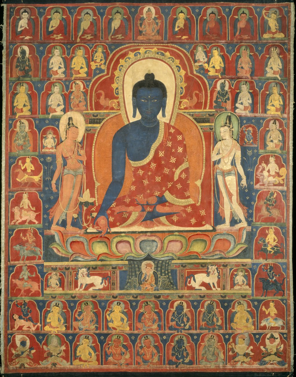 Maalattu banneri tekijältä Tibetan School