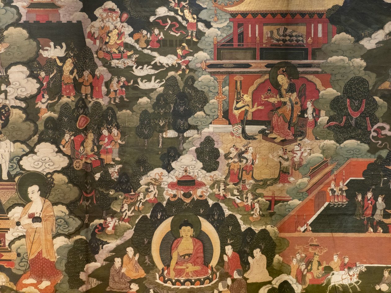 Kohtauksia Buddha Shakyamunin elämästä tekijältä Tibetan School