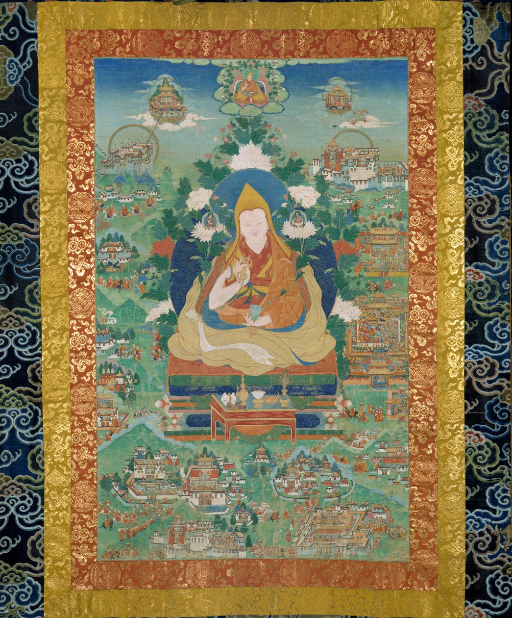 Ngawang Lobsang Gyatso 1617-1682, 5. Dalai Lama, 1700-luku. tekijältä Tibetan culture.