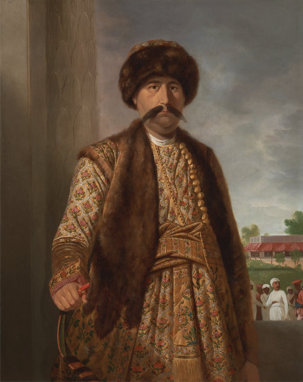 Shuja-ud-Daula, Nawab Oudista tekijältä Tilly Kettle