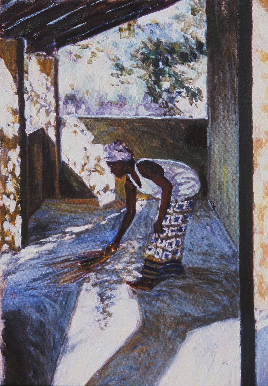 Girl Sweeping I, 2002 (katso myös 188680-681) tekijältä Tilly Willis