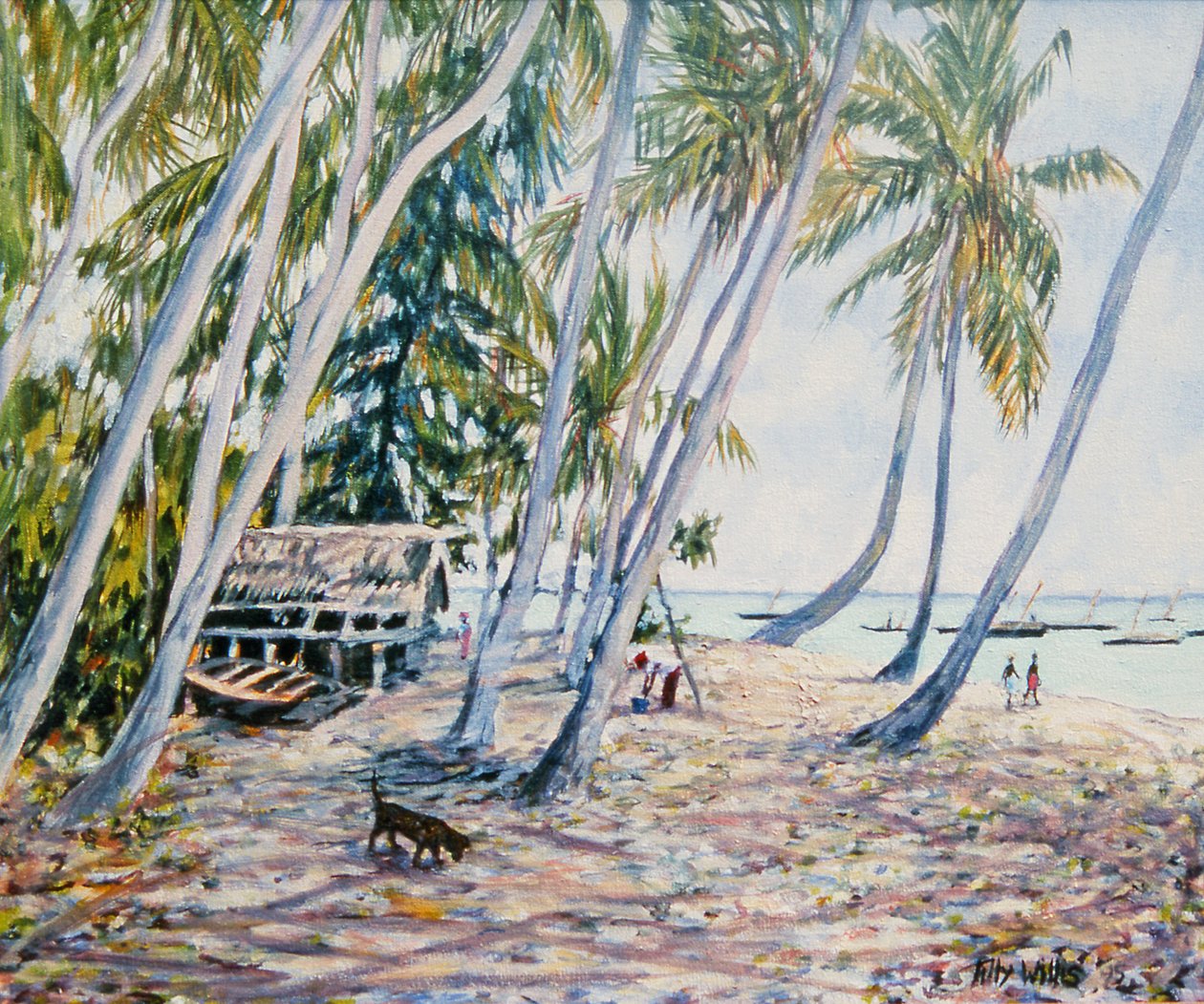 Rustling Palms, Sansibar, 2002 tekijältä Tilly Willis
