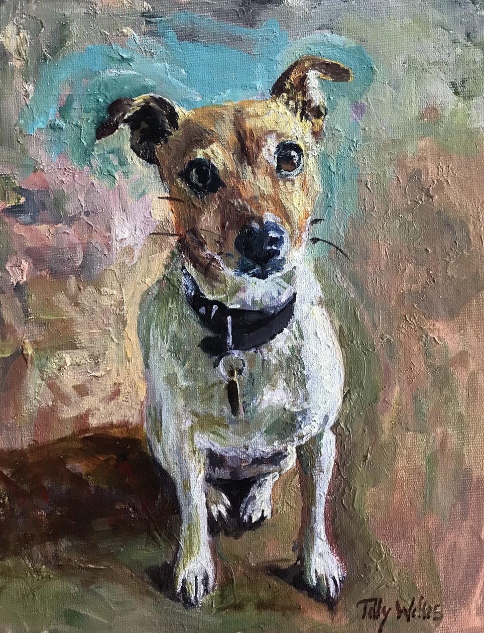 Jack Russell 2020 (öljy) tekijältä Tilly Willis