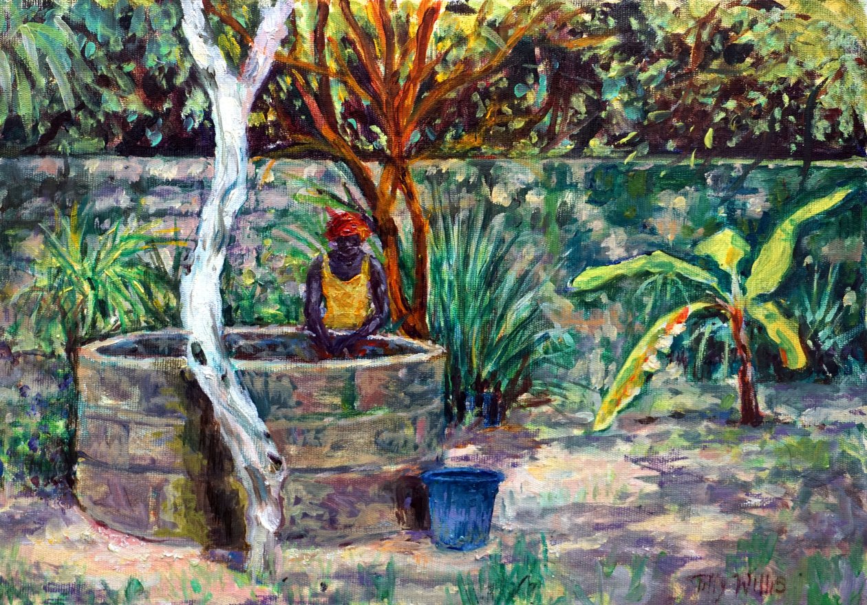 The Garden Well, 2017, öljy tekijältä Tilly Willis