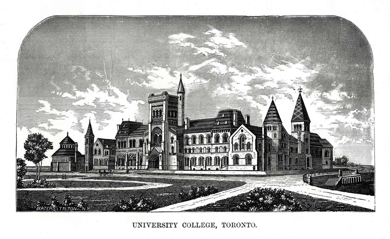 University College, Toronto, Kanada, 1800-luku tekijältä Tilton Waters