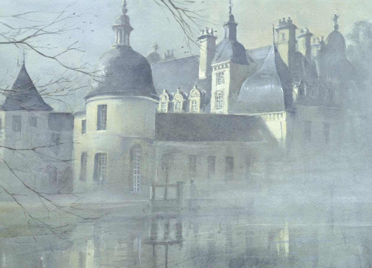 Chateau Tanlay, Tonnere, Burgundy (wc paperilla) tekijältä Tim Scott Bolton