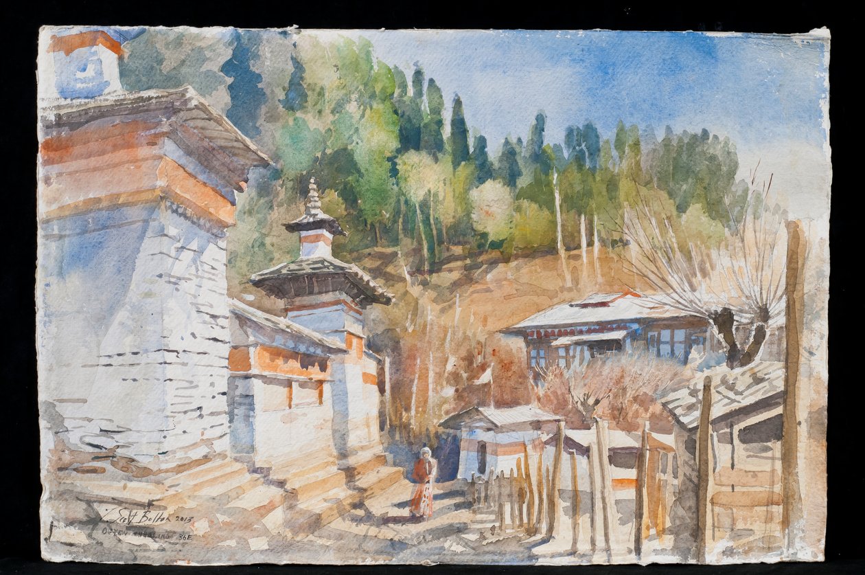 Ogayen Choling Prayer Wall, Bhutan, 2018 tekijältä Tim Scott Bolton