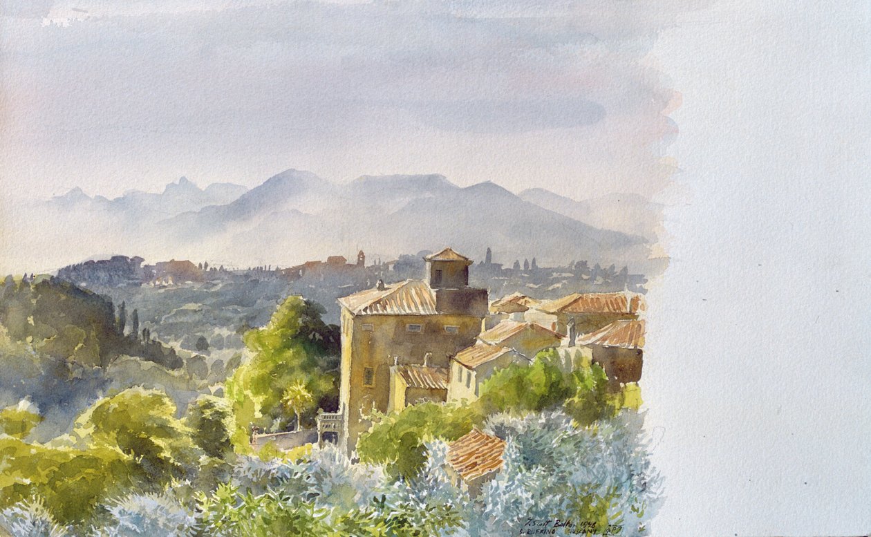 San Ruffino, Casciani, Toscana, 1998 (wc paperilla) tekijältä Tim Scott Bolton