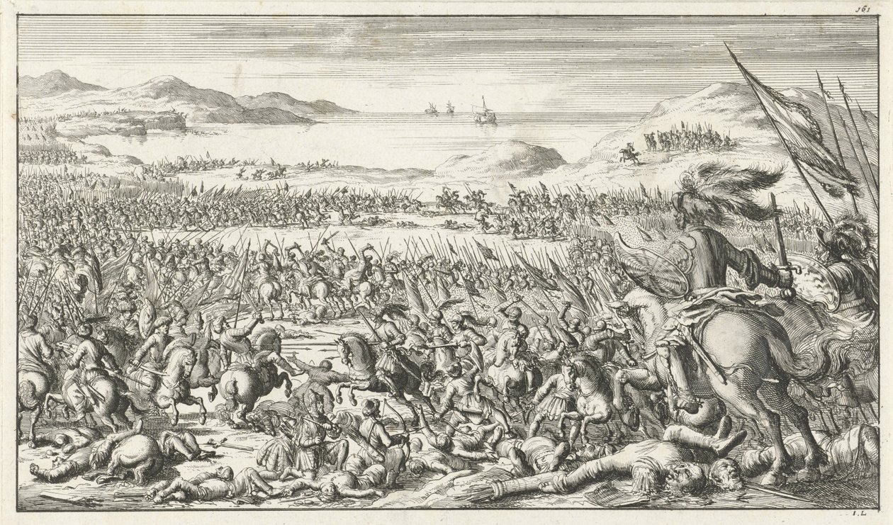 Ascalonin taistelu 12. elokuuta 1099, 1683 tekijältä Timotheus Ten Hoorn
