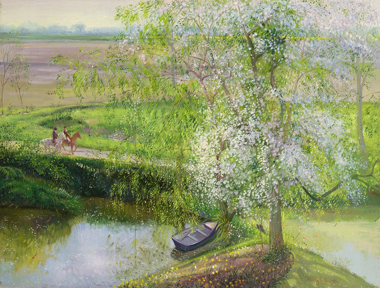 Kukkiva omenapuu ja paju, 1991 tekijältä Timothy Easton