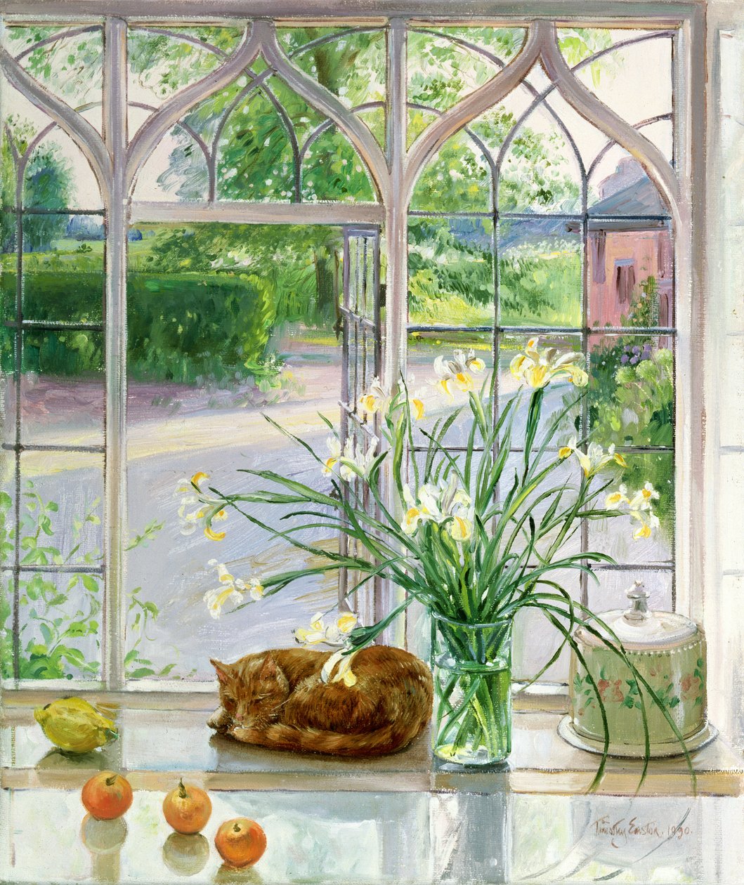 Irikset ja nukkuva kissa, 1990 tekijältä Timothy Easton