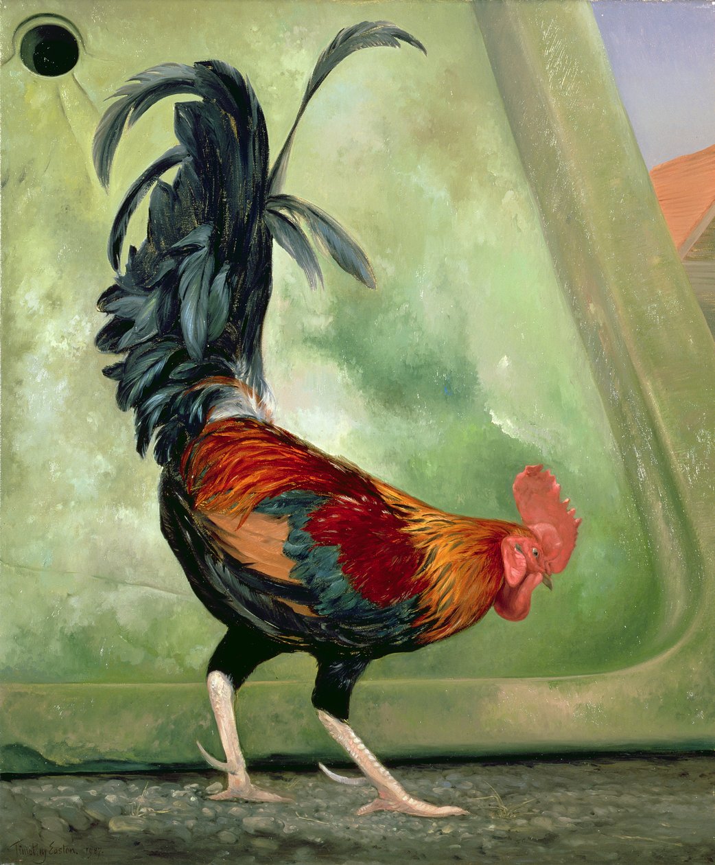 Popinjay, kukon yksityiskohta, 1987 tekijältä Timothy Easton