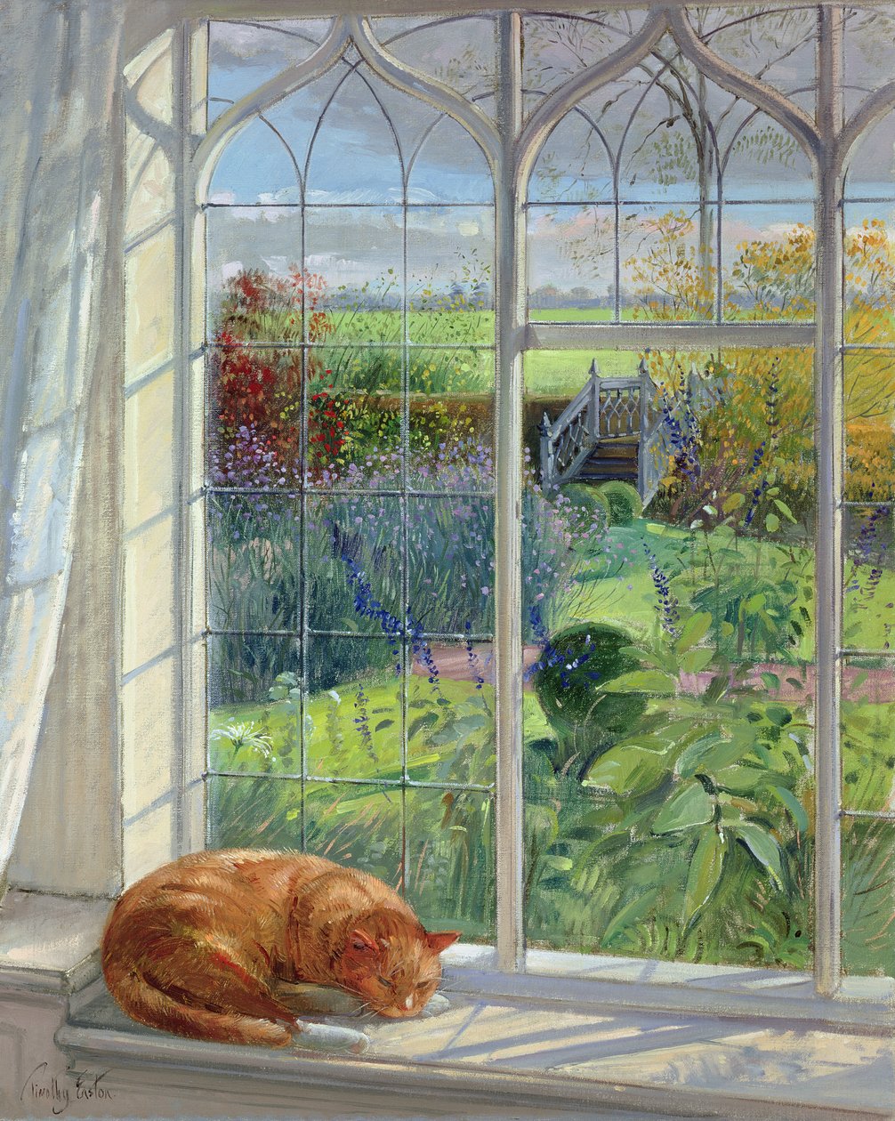 Nukkuva kissa ja kiinalainen silta tekijältä Timothy Easton